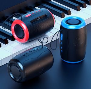 Taşınabilir Hoparlör Çok Fonksiyonlu Düğmeler Kablosuz Bluetooth Hoparlörler 5.3 Stereo FM SD USB Disk Aux Modları Su Geçirmez TWS Dış Hava Hifi Ses İçin Bağlantı