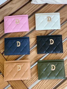 classic flap Genuine Leather Designers womens men purses card holder passport wallets with box cardholder hottest caviar lambskin channel purse key cc luxury