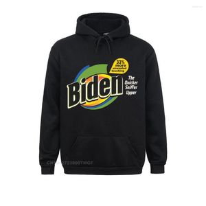 Herrtröjor kuponger män tröjor roliga anti Joe Biden Creepy Design Sniffer Pullover Hoodie Cosie Lovers Day Clothes