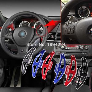 2PCS高品質の車ステアリングホイールシフトパドルシフターシフター延長X6 M 2010-2014236y