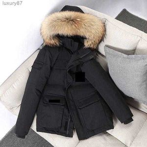 2023 Canadas Goose Winter Style Men's Down Jacket Short Thickened Student Trend Korean Lovers Handsome Young and Middle-aged Warm Coatkqnnek9v