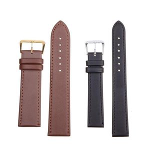 Watch Bands 10 Colors Strap Watch Leather Watches Band 12mm 14mm 16mm 18mm 20mm 22mm 24mm For Women Men Watchbands Solid Color Watch Belts 230729