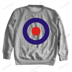 Felpe con cappuccio da uomo Arrivate Felpa girocollo da uomo Abbigliamento di marca Autunno Raf Roundel Mod Target Man Felpa con cappuccio vintage casual