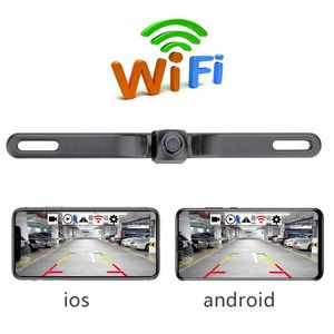 HD Rearview Camera Waterproof License Plate WIFI Back Up Camera Vehicle Auto Car Reverse Backup Parking Night Vision213f