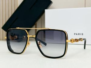 Realfine888 5A Brillen BM YBPS108108 Luxus-Designer-Sonnenbrille mit quadratischem Rahmen für Mann und Frau mit Brillen-Stoffbox YBPS100