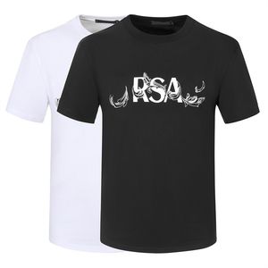 Fashion Men's T-shirt Summer Men's Women's T-shirt Cotton Designer Short Sleeve Casual Shirt Hip Hop Street Wear T-shirt T-shirt Men's Black and White Clothing DD21