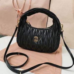 Miui Luxury Classic Bag Hobo UnderArm本物のレザーワンダーマテラスレディースメンズデザイナープロパスクラッチショルダーストラップトートクロスボディバッグ