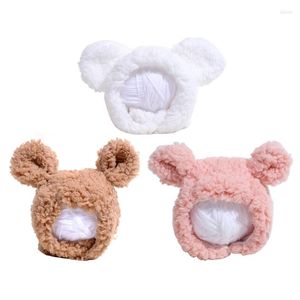 Abbigliamento per cani Natale Cosplay Copricapo Cani Cappello Divertente per Cat Bear Ear Dress Up