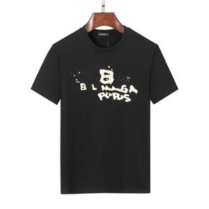 2023 verão maré marca 100% algodão de manga curta camiseta masculina em torno do pescoço moda coringa camisa casual