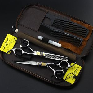 Right hand JASON HB-01 stainless steel 6 0 inch hair cutting thinning scissors 6CR 62HRC hair scissors kit278M