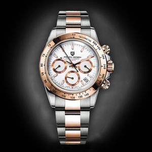 Outros relógios 2023 PAGANI DESIGN Mens Quartz Top Brand Luxury Business Watch For Men Aço Inoxidável Cronógrafo À Prova D' Água Relógio 230729