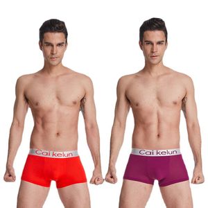 Underbyxor 1 st/parti sexiga designers män underkläder bomull gay boxer shorts boxare mens cueca para hombre