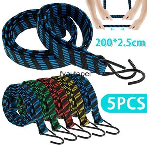 5pcs Araba Bisiklet Aksesuarları Elastics Kauçuk Bagaj Halat Kablosu Kancaları Bisikletler Çatı Rafı Sabit Bant Hook266Z