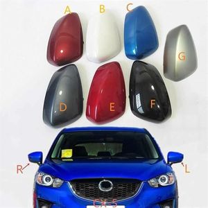 Rearview Mirror Cover Cap Side Wing Mirror Shell Housing For Mazda CX-5 CX5 2013 2014 Accessories253t