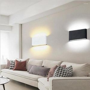 Wall Lamp Up&Down 2x3W 6W 2x6W 12W COB LED Lamps Mounted Indoor&Outdoor Lighting AC110V 220V Light Living Room Foyer Garden