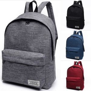 School Bags Men Male Canvas Backpack Gray Casual Rucksacks 15inch Laptop Backpacks College Student Bag Women Mochila 230729