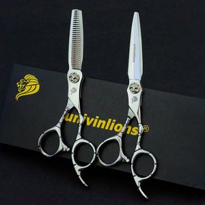 6 Professionell frisörsax Frisör Barber Sessorer Hårklippning Hår Clipper Comb Tonning Shears Haircutter K223F