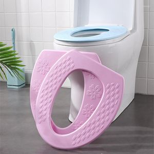 Toalettstol täcker Vattentät täckning högt skum eva enkel skål typ o pad för badrum toiletter accessoires hem komfort