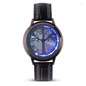 Wristwatches LED Touch Screen Luminous Electronic Watch Fashion Trend Personality Waterproof Male Female Students Couple