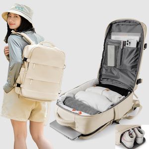 Borse da scuola Zaino da viaggio da donna di alta qualità per borsa per adolescenti Borsa da viaggio impermeabile di grande capacità da 17 pollici Weekender Outdoor 230729