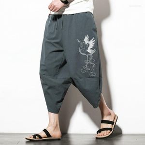 Pantaloni da uomo Pantaloni Moda Hip Hop Harlan Cotone di grandi dimensioni Gamba larga Streetwear Pantaloncini da spiaggia corti di alta qualità 5XL