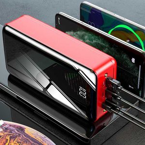 Cell Phone Power Banks Power Bank 50000mAh Powerbank with Flashlight Fast Portable Charger 3 USB Type C Poverbank For iPhone 11 Samsung S20 S10 Xiaomi L230728