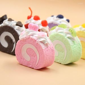 Decorative Flowers 1Pc Artificial Fruit Cakes Dessert Fake Food Decoration Pography Simulation Cake Model Home Party