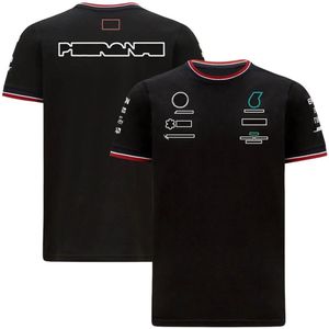 F1 T-shirt Formula 1 T-shirt Racing Suit Krótki rękawo-Summer Lapel Polo Shirt Casual Sports Shirts Women Men's Car Logo T-Sh2351