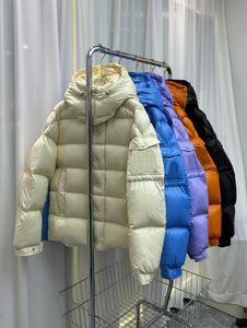 Piumini di marchi di moda da uomo e da donna di alta qualità materiale antivento per esterni caldo piumino d'anatra bianco cappotto invernale da uomo di design di lusso