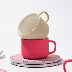 Cups Saucers Cute Ceramic Coffee Travel Mug Breakfast Original Personalized Gift Ideas Reusable Tassen Kaffee Kitchen Dining Bar Set