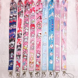 Tecknad animation Kurumi mobiltelefon LANYARD ID KORT LANYARD NACK KAMERAPLE LITT VIT JADE Cinnamon Dog Long Badge Rope