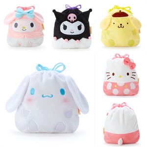 Cute Anime Kurumi Plush Candy Bundle Coin Purse Organizer Snacks Cinnamon Dog Wishing Rabbit Plush Bundle Pocket UPS