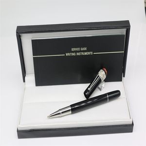 1912 Coleção Spider Roller Pen Body Black e Silver Trim E oito artigos de papelaria coloridos Supplies escolares com Write for Perfect 2435