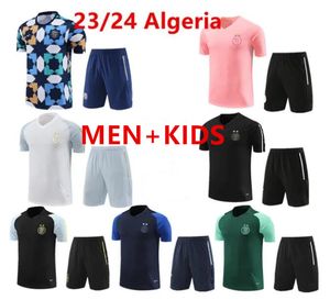 23/24 Algeria Tracksuit Mahrez Soccer Jerseys Men Kids 23/24 Algerie Bounedjah Survetement De Feet Feghoul Sportswearフットボールトレーニング