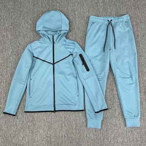 Tech Fleece Budies Kolor Sportswear Full Zip Pant Tracksuit Techs Prolees Techfleeces Sport Pants Mens Designer Jackets Space Cotton 413