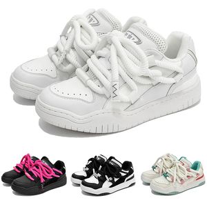 Designer multicolorido estilo casal padaria desconto sapatos casuais para homem mulher preto rosa azul branco esportes casuais tênis esportivos ao ar livre