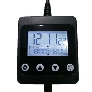 Acquari Illuminazione Acquario Regolatore di luci a LED Modulatore dimmer con display LCD per acquario Sistema di regolazione della temporizzazione intelligente Sunrise Sunset 230729