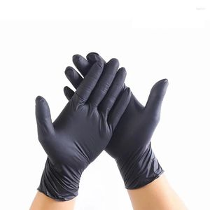 Disposable Gloves Box Large Strong Black Pet Care Car Cleaning Tackle Cooking/Dishwashing Kitchen Powder Free Work