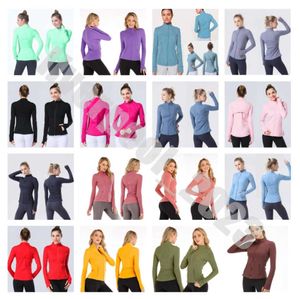 Lulus Yogas Jacket Women Yoga Outfits Define Workout Sport Coat Fitness JacketS Quick Dry Activewear Top Solid Zip Up Breathable design033ess