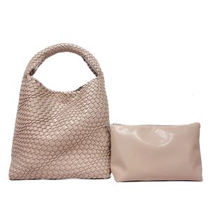 Abendtaschen Wasun Luxus Designer Woven Tote für Frauen Einkaufstasche Stil Mode Große Kapazität Schulter Lässige Handtasche 230729