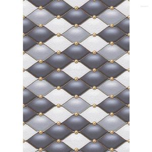 Carta da parati Reticolo geometrico Mosaico Decorazioni per la casa Adesivi Soggiorno Camera da letto Cucina Rifacimento della parete Autoadesivo