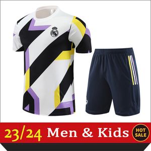 2023-2024 Madrids agasalho de treino 23/24 masculino e infantil roupas esportivas de futebol chandal futbol survetement roupas de meninos tamanho XXS