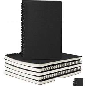 Notepads Soft Er Notebook Journals Planner Spiral Diary With Unlined Paper For Office Students School Drop Delivery Business Industria Othgq