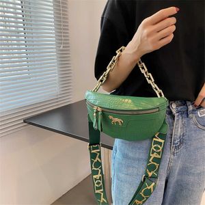 HBP Crossbody väskor Evening Bag Luxury Womens midja Packs Stone Design läder för kvinnor 2023 Fashion Chain Female Fanny Pack Brand Chest 220811