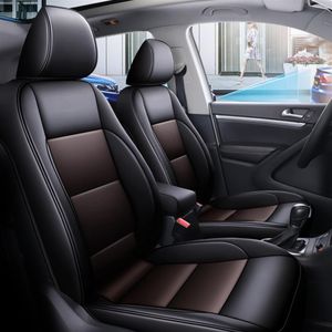 غطاء مقعد السيارة الجلدي المخصص لـ Volkswagen VW Tiguan Cars Protects Protected Sedan مجموعة إكسسوارات أوتوماتيكية مقاومة للماء 1987