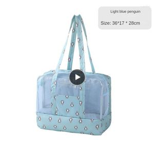 Storage Bags Bottom Shoe Compartment Everything Is Available Wet And Dry Separation Package Innovative Design Large Bag Easy To Carry