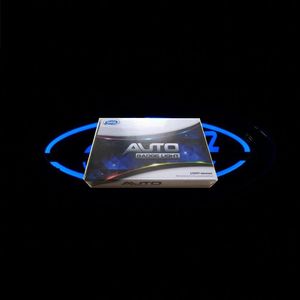 5D CAR LED EMBLEM BADGE SYMBOLS LOGO BAKSLIGA LULB VIT BLÅ RÖDA AUTO Tillbehör Storlek 145x65mm292x