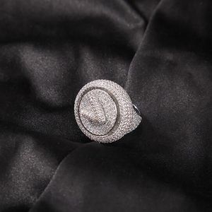 Nazwa niestandardowa A- Z Pierścienie spin 360 Pierścienie obrotowe Cubic Zirkonia Biżuteria