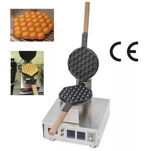 Máquina de waffle de bolha comercial antiaderente digital Hong Kong máquina de waffle de ovo de sorvete equipamento de lanche elétrico 285Q