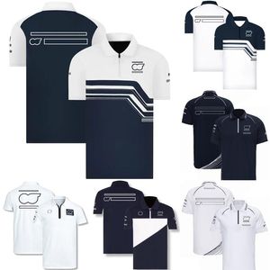 F1 2022-2023 Takım Polo Gömlek Formül 1 Yarışı Erkekler T-Shirt Kavalı Kısa Kollar Yaz Erkekleri Kadın Günlük T-Shirt Motokros Jer313E